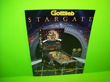 Stargate 1994 pinball for sale  Collingswood