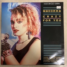 Madonna: Crazy For You (Vinil, 1985 Europa, 12", Muito Bom+) - A 12-6323, usado comprar usado  Enviando para Brazil