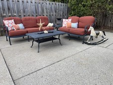 metal outdoor patio sofa set for sale  Utica