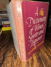 Vintage 1963 A Dictionary of Wines Spirits and Liqueurs by Andre Simon, usado comprar usado  Enviando para Brazil