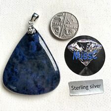 Dumortierite 40x34mm teardrop for sale  RUGBY