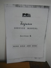 Ferguson tractor rear for sale  CHESTERFIELD