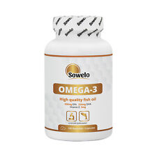 SOWELO OMEGA 3 1000mg cápsulas gelatinosas EPA 330mg DHA 220mg vitamina E 5mg comprar usado  Enviando para Brazil