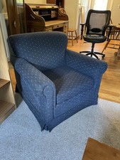 Blue single chair for sale  Lynn