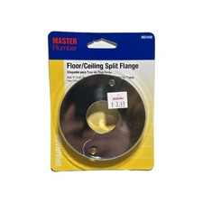 Usado, Flange dividida de piso/teto de encanador mestre para tubo de drenagem de tubo de ferro 1-5/16" OD comprar usado  Enviando para Brazil
