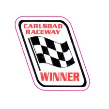 Usado, Carlsbad Raceway vencedor Drag Race Hot Rat Rod Adesivo Decalque Vintage Look comprar usado  Enviando para Brazil