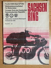 Rennprogramm sachsenring 1970 gebraucht kaufen  Freital