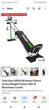 Total gym apex for sale  Detroit
