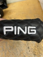 Capa de cabeça putter lâmina acolchoada Ping preta magnética excelente comprar usado Capa de cabeça putter lâmina acolchoada Ping preta magnética excelente comprar usado  Enviando para Brazil