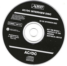 Disco de entrevista Ac/dc australiano 1990 ALBERT/CBS Records PROMO RARO CD comprar usado  Enviando para Brazil