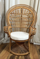Pfauenthron rattansessel thron gebraucht kaufen  Kelsterbach