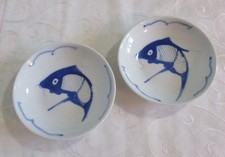 Vintage blue white for sale  SUDBURY