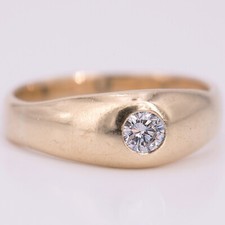 Solitär gelbgold 585 gebraucht kaufen  Siegen
