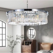 Crystal chrome chandelier for sale  Tampa