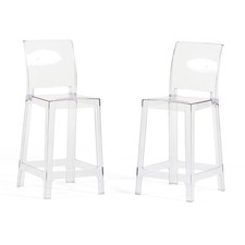 Tabourets polycarbonate transp d'occasion  Expédié en France