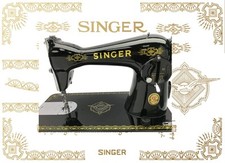 Usado, Adesivos de restauração para máquina de costura Singer 15K RAF - máquina a coudre comprar usado  Enviando para Brazil