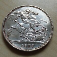 Queen Victoria Crown 1887 prata alta qualidade (myrefn18081) comprar usado  Enviando para Brazil