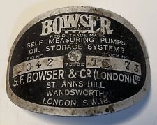 Bowser petrol pump for sale  BICESTER