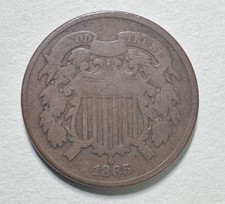 1865 two cent for sale  Plainville