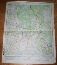 Mapa topográfico do exército da União Soviética Zilupe (Letônia), 1:50000, ano 1987. comprar usado  Enviando para Brazil