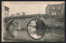 Cpa clisson pont d'occasion  Expédié en France