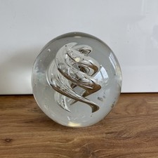 Large glass paperweight for sale  NOTTINGHAM