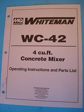 Whiteman cu.ft concrete for sale  Forest City