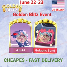Golden_Blitz_Event_Mono_Poly_Go_Galactic Bond & AT-AT_5 Star⚡Barato e Rápido⚡ comprar usado  Enviando para Brazil