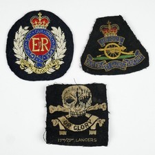 Embroidered badges. british for sale  INVERGORDON