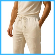 Pantaloni lino uomo usato  Frattamaggiore