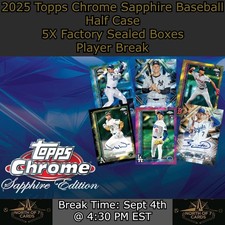 Gustavo Campero - 2025 Topps Chrome safira beisebol 5X jogador caixa BREAK #1 comprar usado  Enviando para Brazil