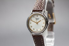 [N COMO NUEVO] SEIKO CREDOR 4J81-0A40 esfera blanca cuarzo para hombre romano reloj vintage JAPÓN segunda mano  Embacar hacia Mexico
