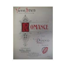 Staub victor romance d'occasion  Blois