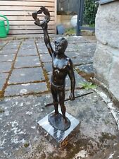 Jugendstil bronze skulptur gebraucht kaufen  Hünfeld