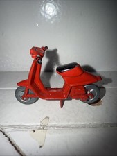 Scooter vintage vermelho fundido - 4” de comprimento incapaz de localizar a marca. Bom desgaste, usado comprar usado  Enviando para Brazil