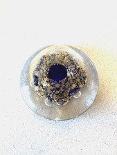 Glass paperweight deep for sale  DROITWICH