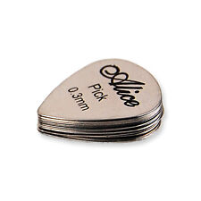 Alice Edelstahl Plektren Set Plektrum Picks Pleks Plektra Plektron Gitarre 3pcs comprar usado  Enviando para Brazil