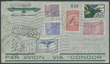 1934 BRASIL ZEPPELIN 1º VOO DE RETORNO DA AMÉRICA DO SUL À ALEMANHA, 6 SELOS FRANCO comprar usado 1934 BRASIL ZEPPELIN 1º VOO DE RETORNO DA AMÉRICA DO SUL À ALEMANHA, 6 SELOS FRANCO comprar usado  Enviando para Brazil