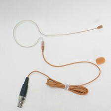 Usado, Microfone fone de ouvido cor escura para sistema Shure marrom microfone orelha única mini 4 pinos comprar usado  Enviando para Brazil