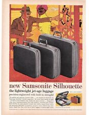1959 Samsonite Silhouette Executive Mala Pernoite, Anúncio Estampa Vintage comprar usado  Enviando para Brazil