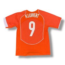 Camisa de futebol Holanda 2004 Home KLUIVERT grande Nike OFICIAL Holanda holandesa, usado comprar usado  Enviando para Brazil