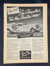 Magazine 1937 chrysler for sale  Blaine