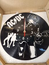 Relógio de parede disco de vinil ACDC disco arte para casa decoração feito à mão #4 comprar usado  Enviando para Brazil