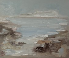 Gemälde landschaft see gebraucht kaufen  Stuttgart