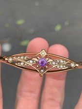 9ct gold amethyst for sale  BRIGHTON