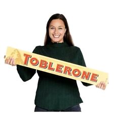 Barra de presente Toblerone chocolate ao leite jumbo 4,5 kg, barra de chocolate compartilhada, presente nova comprar usado  Enviando para Brazil