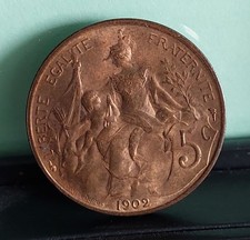 Monnaie centimes 1902 d'occasion  Louviers