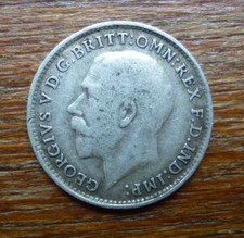 1917 threepence silver for sale  WORTHING