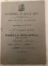 Pagella scolastica accademia usato  Roma