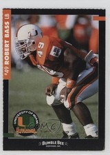 1993 Bumble Bee Miami Hurricanes Robert Bass comprar usado  Enviando para Brazil